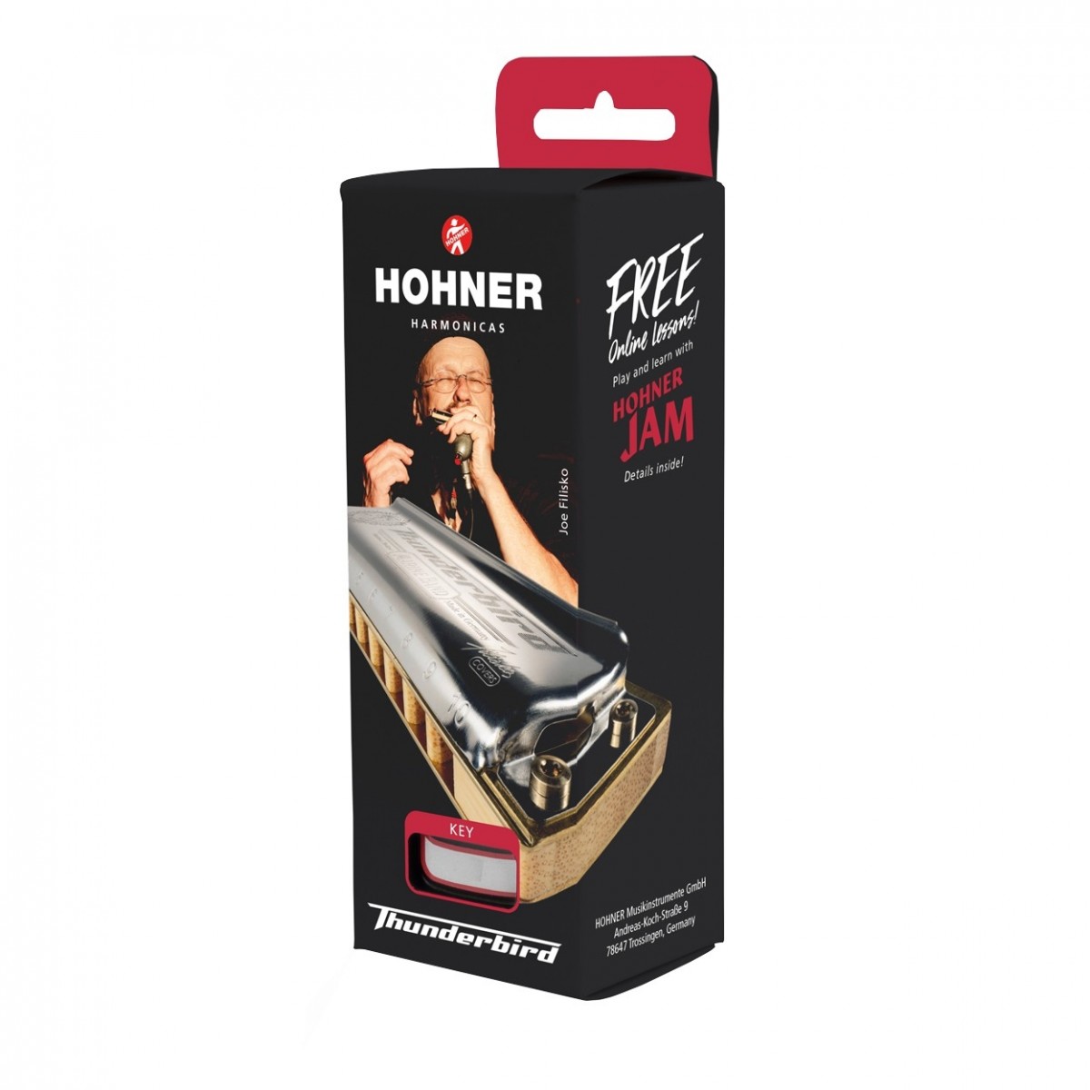 Губная гармошка HOHNER Marine Band Thunderbird D-major, low octave