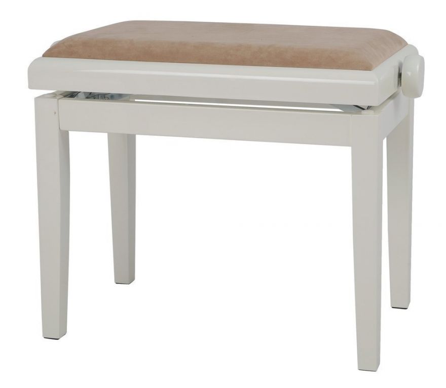 Банкетка GEWA Piano bench Deluxe White high gloss