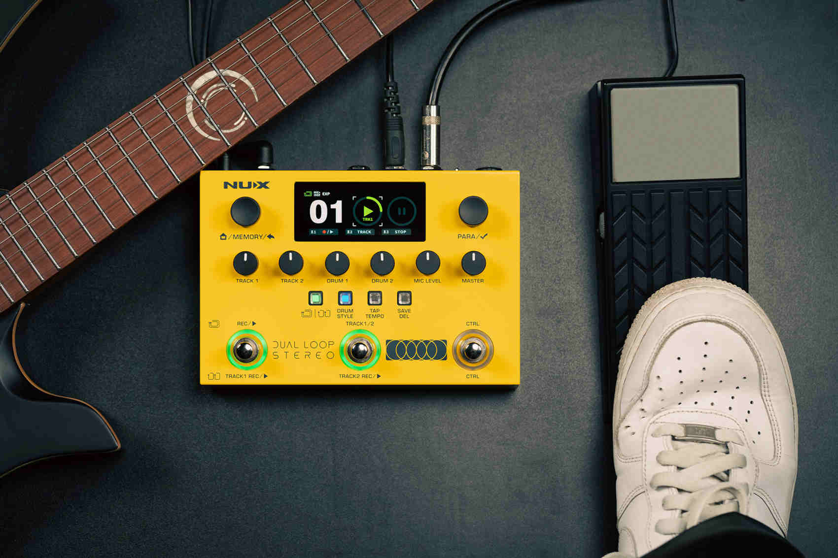 Педаль эффектов NUX NML-3DLS Dual Loop Stereo