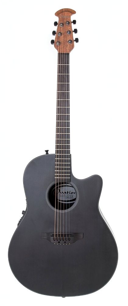 Электроакустическая гитара OVATION 2771STR-ES Balladeer Street Ebony Satin Stain