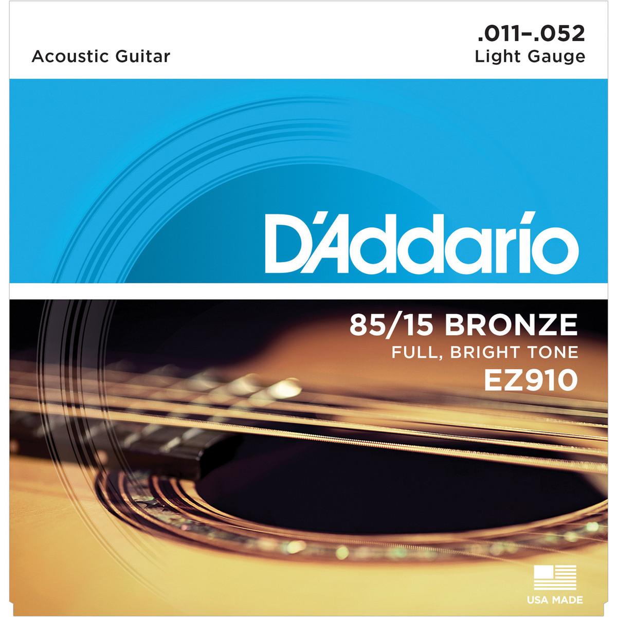 Струны для гитары D'Addario EZ910