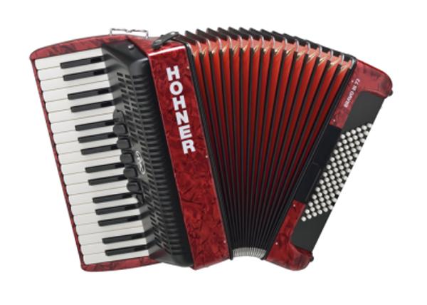 Аккордеон HOHNER The New Bravo III 72 (A16631) red