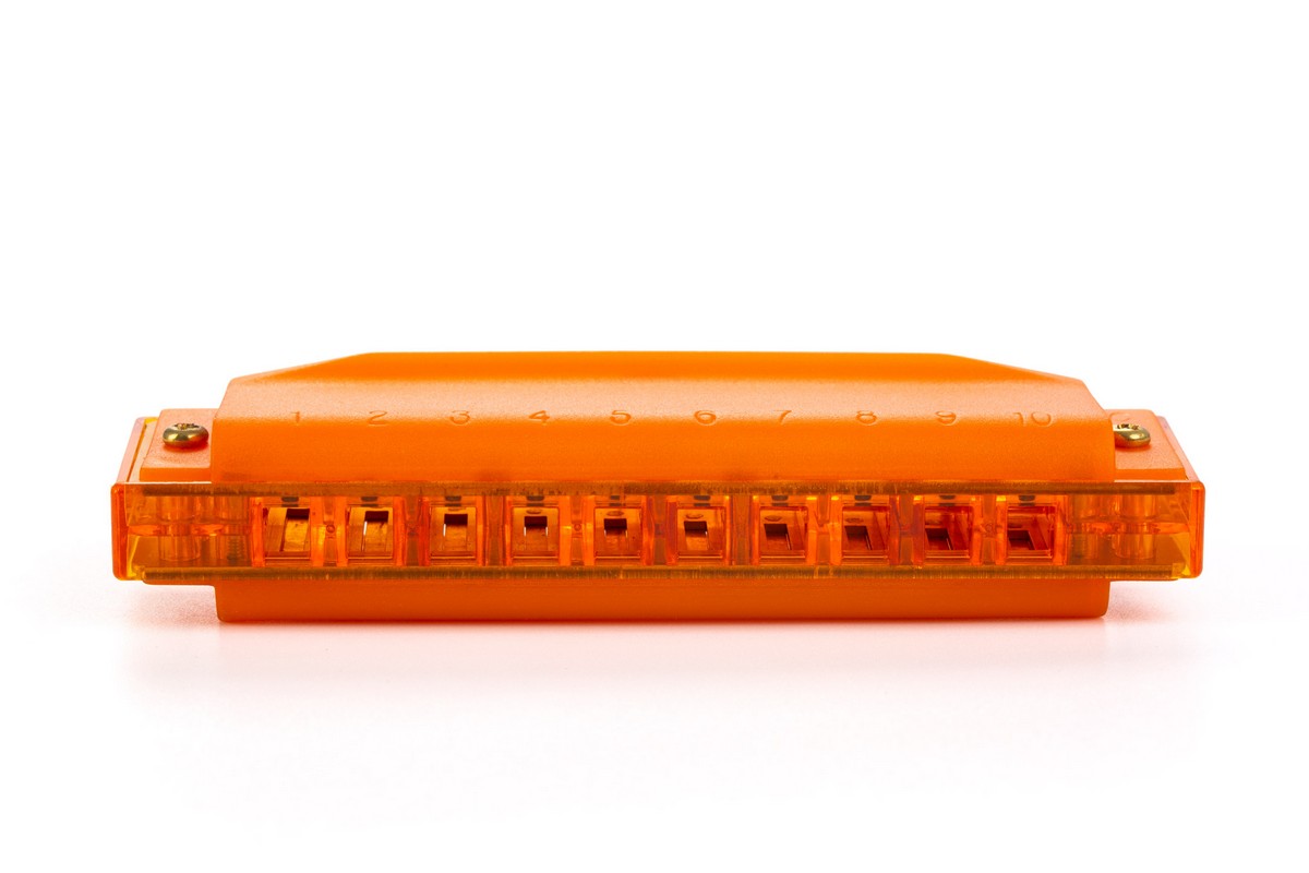 Губная гармошка HOHNER M1110O Translucent Orange
