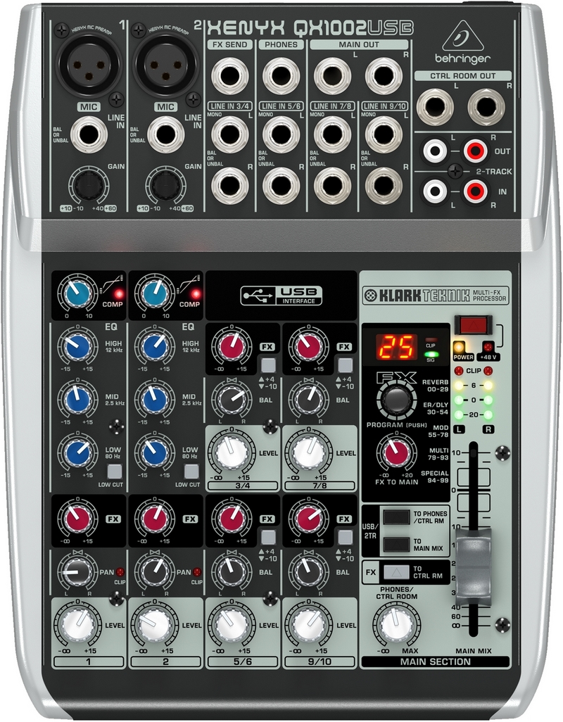 Микшер Behringer QX1002USB