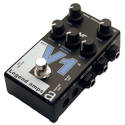 Педаль эффектов AMT V-1 VOX AC30 Emulates Legend amps pedal+PSA12