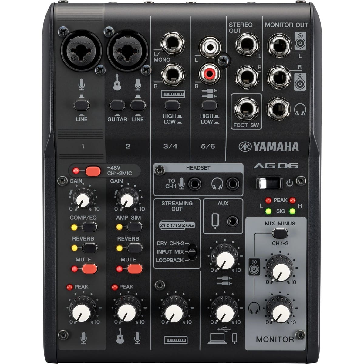 Микшер Yamaha AG06MK2 Black