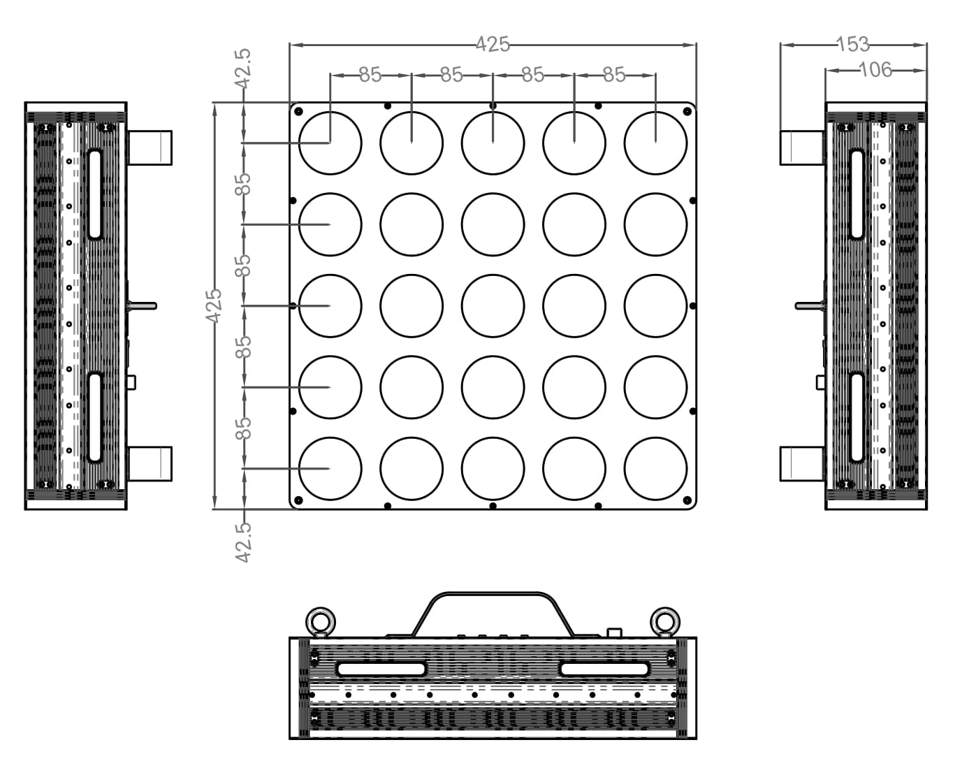 Блиндер Involight MATRIX559