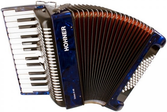 Аккордеон Hohner Bravo II 48 (синий)