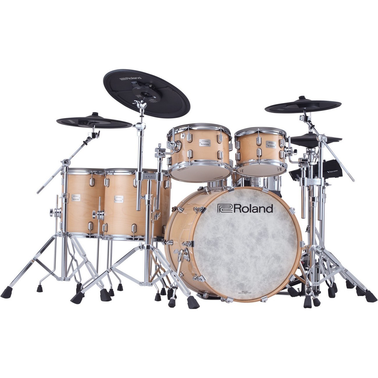 Электронная ударная установка Roland VAD716-GN + VAD716-1 + KD-22-GN + DTS-30S