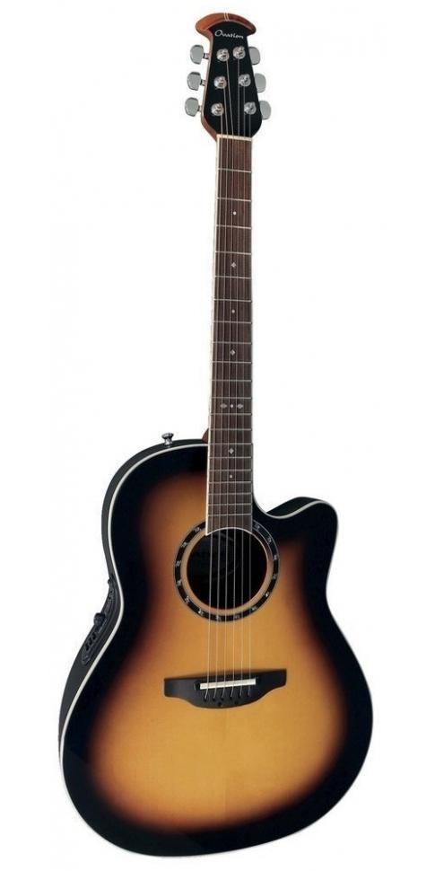 Электроакустическая гитара OVATION 2771AX-1 Standard Balladeer Deep Contour Cutaway Sunburst