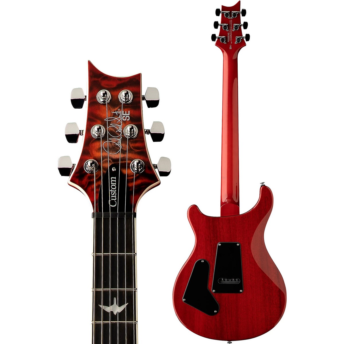 Электрогитара PRS SE Custom 24-08 Quilt Charcoal Burst