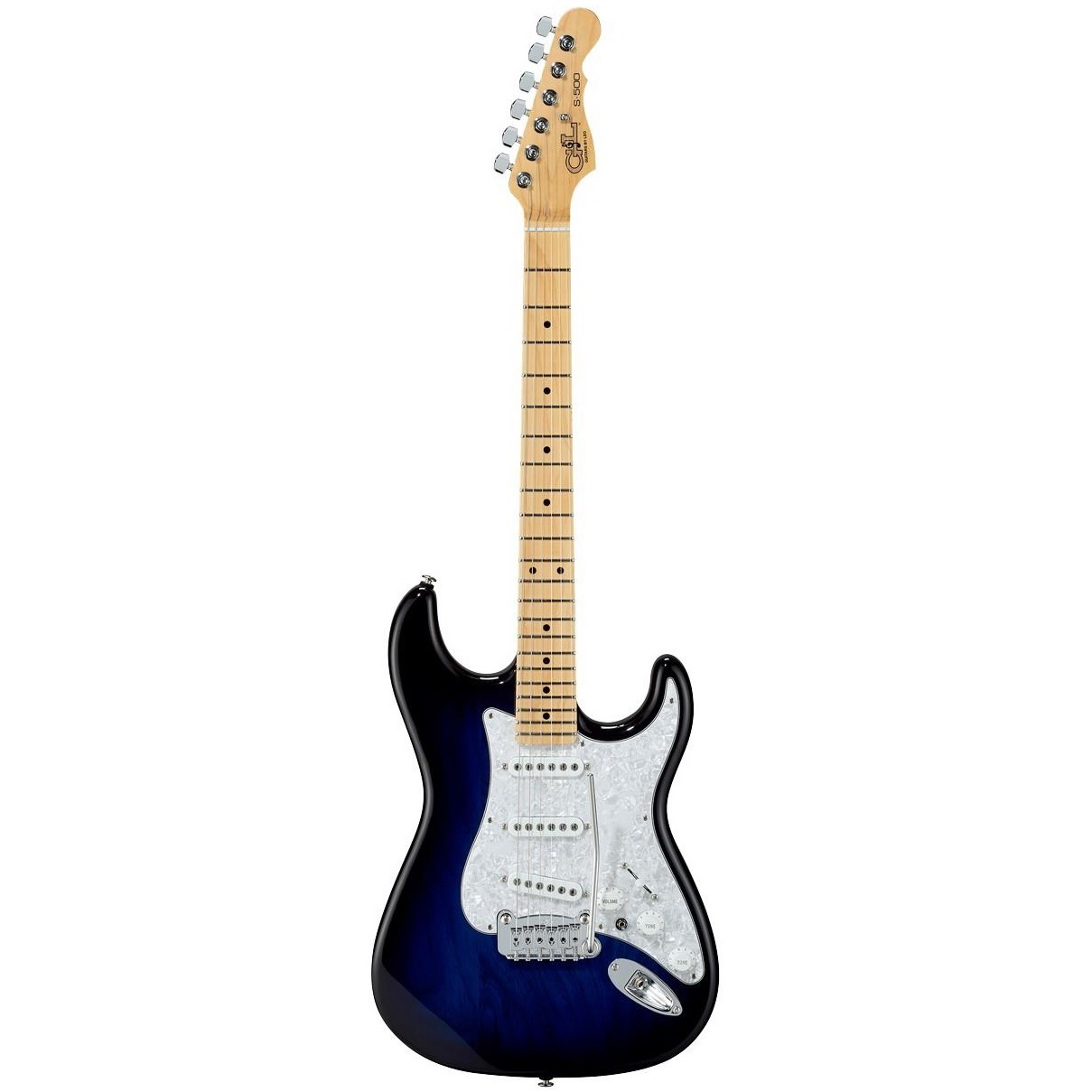 Электрогитара G&L Tribute S-500 Blueburst MP