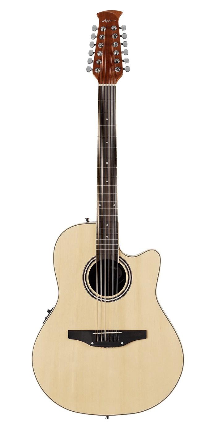 Двенадцатиструнная гитара APPLAUSE AB2412II-4 Balladeer Mid Cutaway Natural