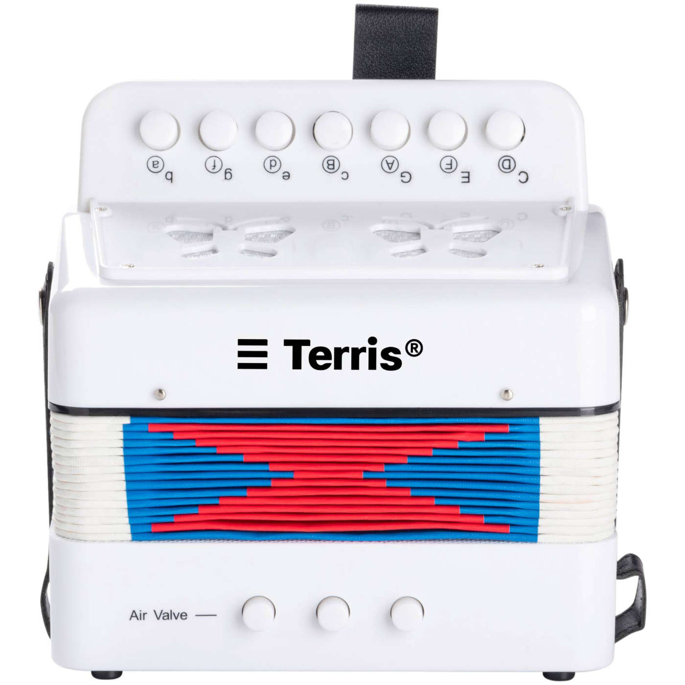 Гармошка детская TERRIS TB-7/2 WH-1