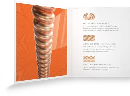 Струны для акустической гитары D'Addario XSABR1047-3P