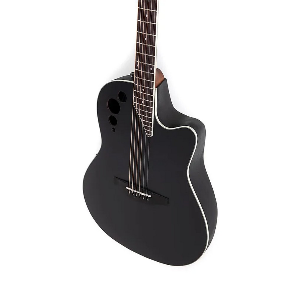 Электроакустическая гитара APPLAUSE AE44II-5S Elite Mid Cutaway Black Satin