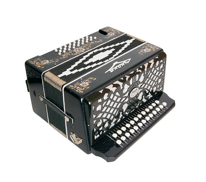 Гармонь Шуйская S6XL-A-BLACK "Чайка 204" 25х25-II черная