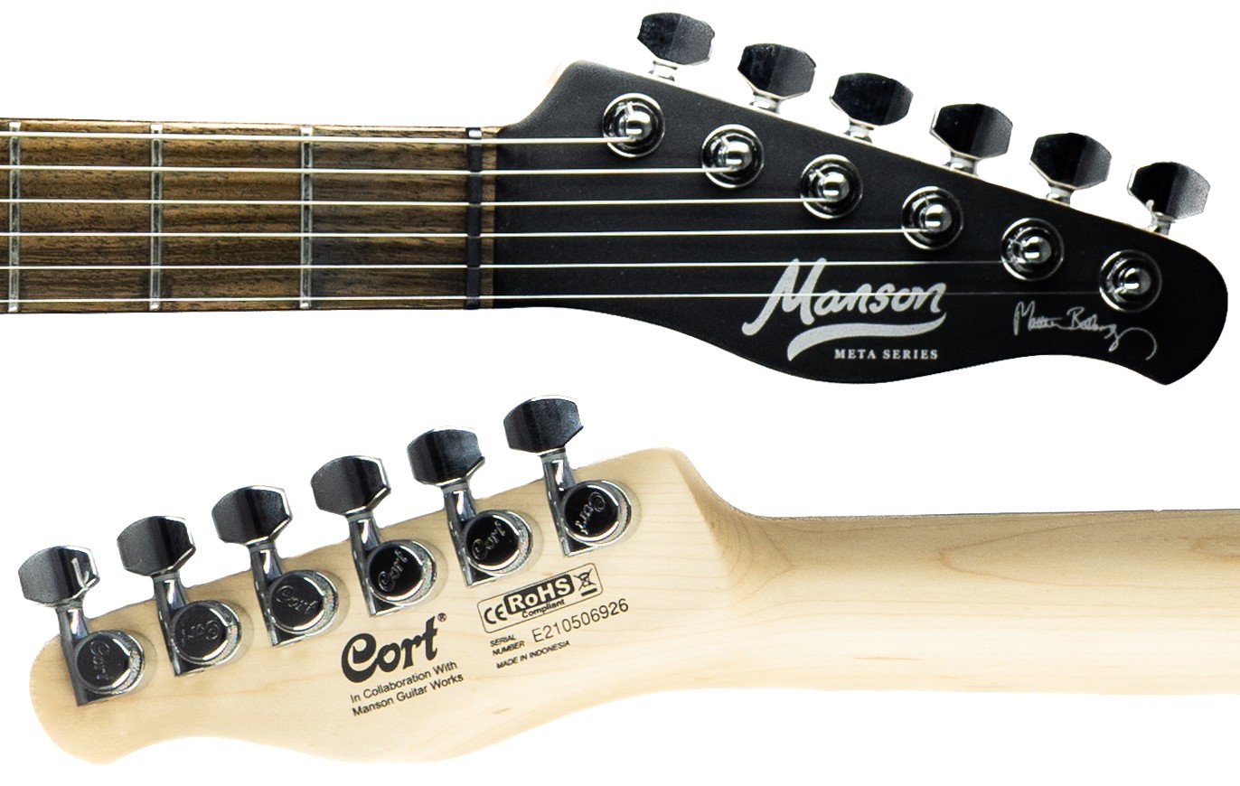 Электрогитара Cort MBM-2H-Sustainiac-SBLK META Series