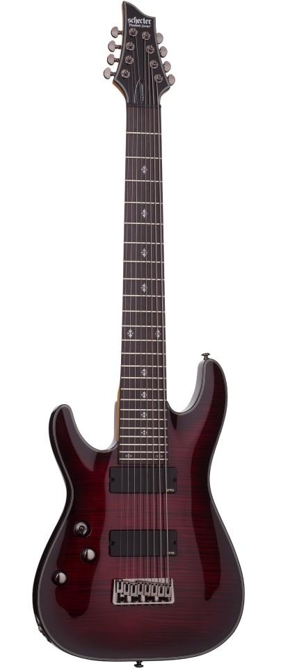 Электрогитара леворукая Schecter DAMIEN ELITE-8 CRED L/H