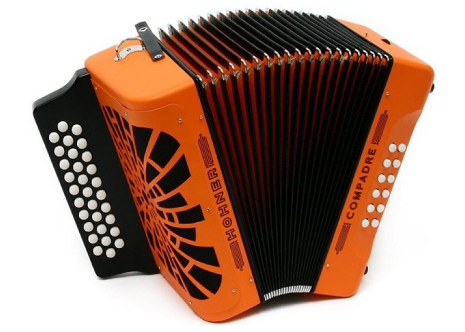 Баян HOHNER Compadre FBbEb, orange (A4845S)