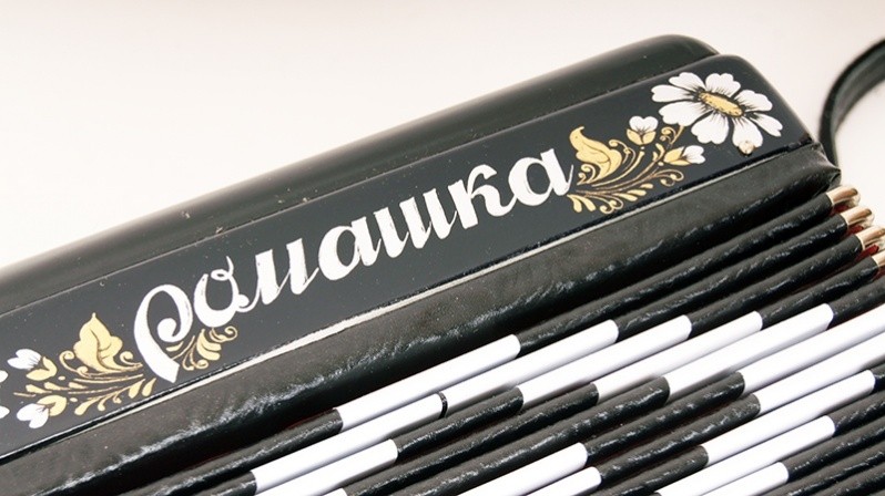 Гармонь Шуйская S20XL-C-BLACK "Ромашка" 15x12-I черная