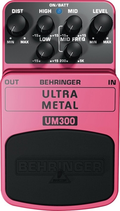 Педаль эффектов "Хэви Метал" - дисторшн BEHRINGER UM300