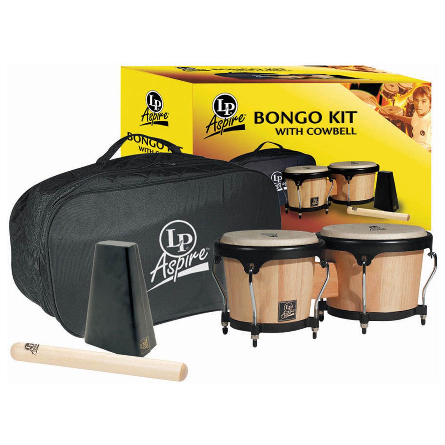 Комплект бонго LP 500-AW Aspire Bongo Kit Natural/Black