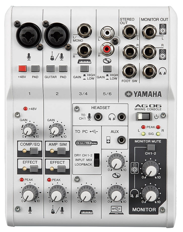 Микшер Yamaha AG06