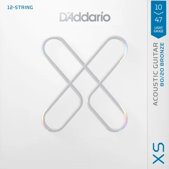 Струны для 12-струнной гитары D'Addario XSABR1047-12
