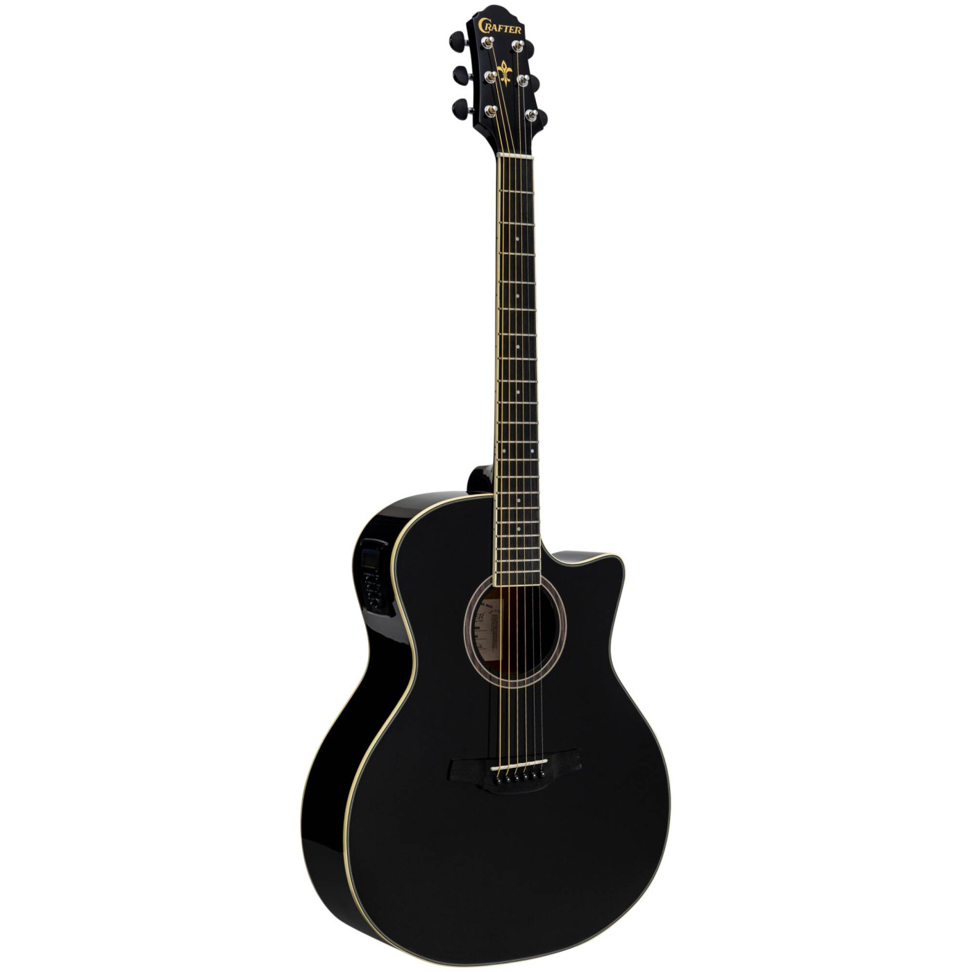Электроакустическая гитара CRAFTER HG-250 CE/BK