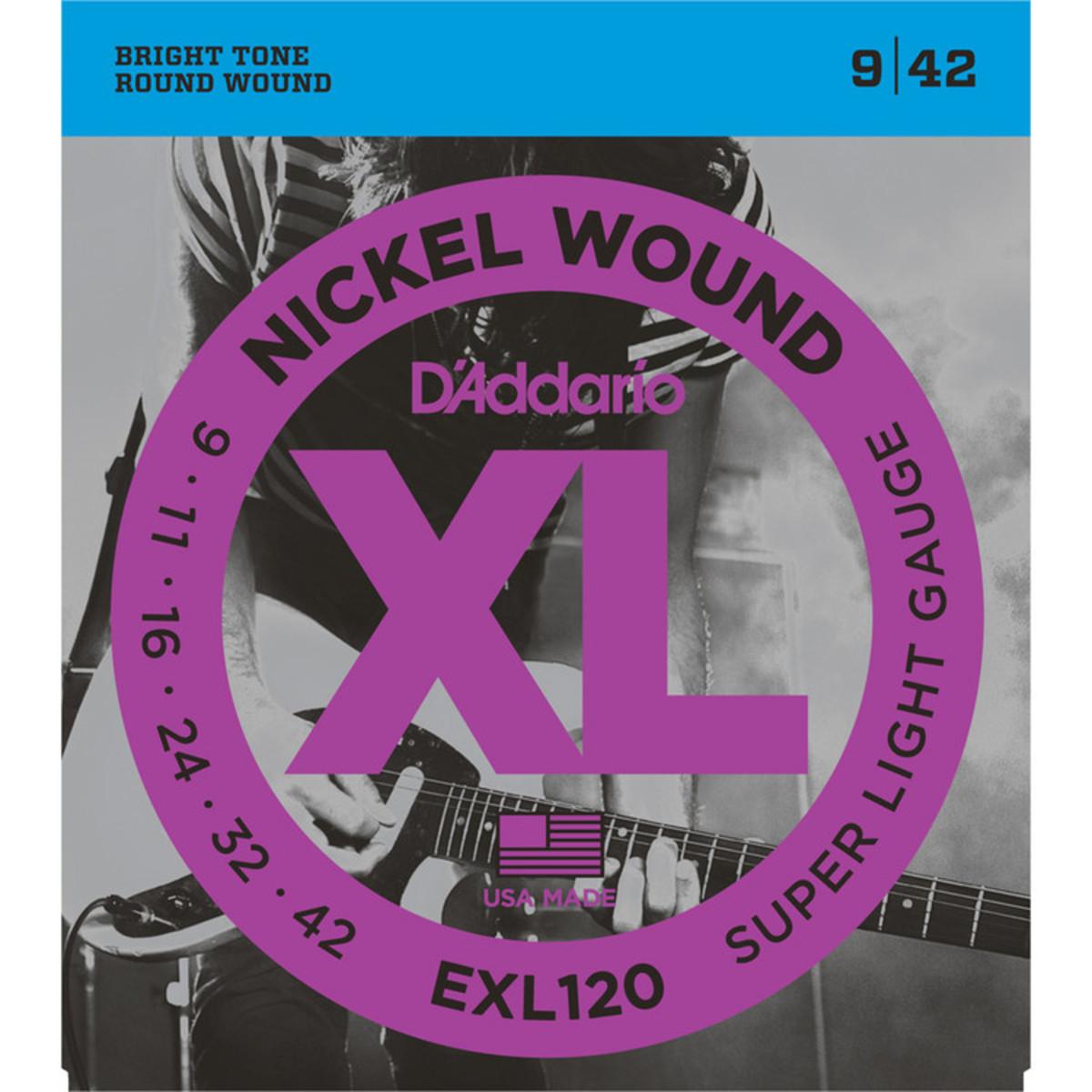 Струны для гитары D'Addario EXL120