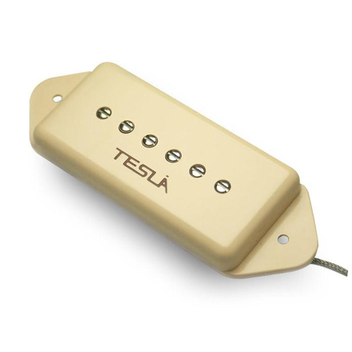 Звукосниматель Tesla VR-P90 Dog Ear/Cream/BR Bridge