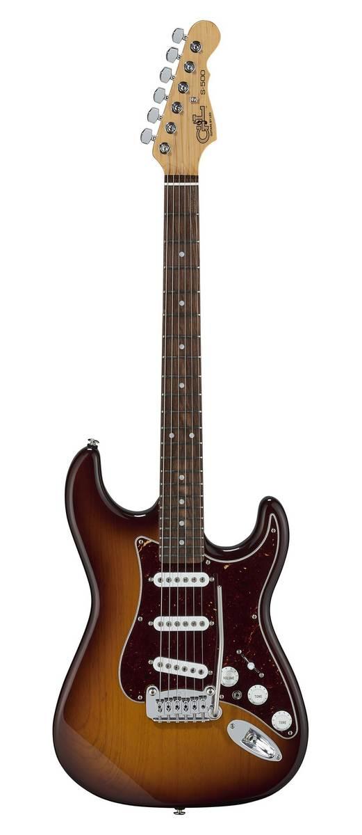 Электрогитара G&L FD S-500 Old School Tobacco Sunburst CR
