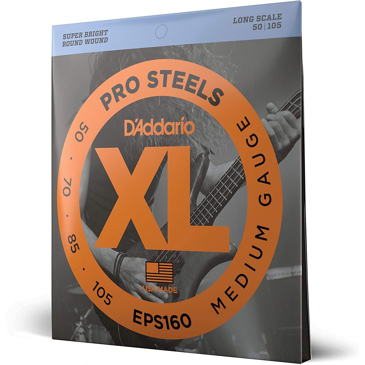 Струны для бас-гитары D'Addario EPS160