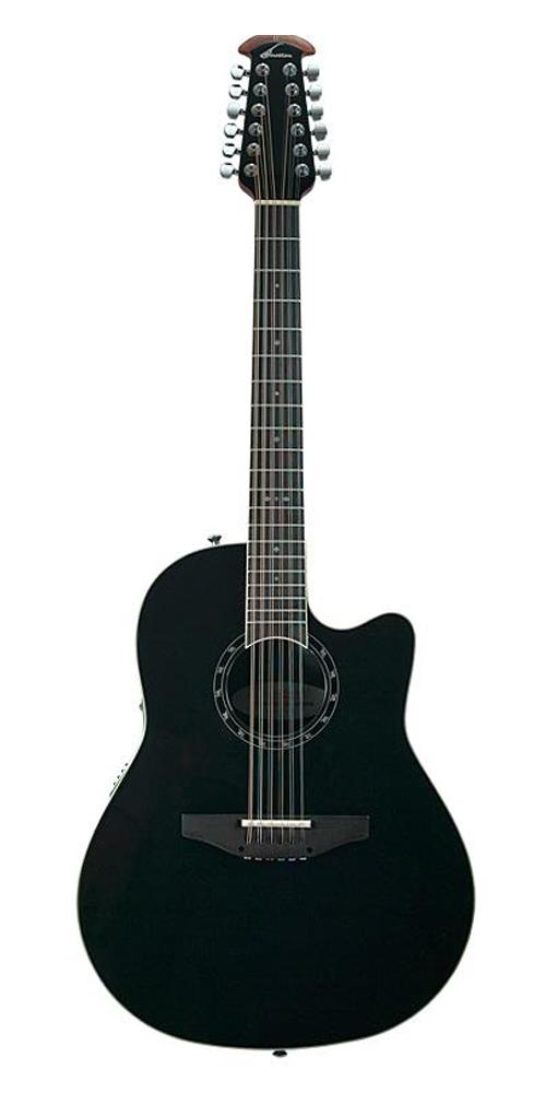 Электроакустическая гитара OVATION 2751AX-5 Standard Balladeer Deep Contour Cutaway 12-String Black