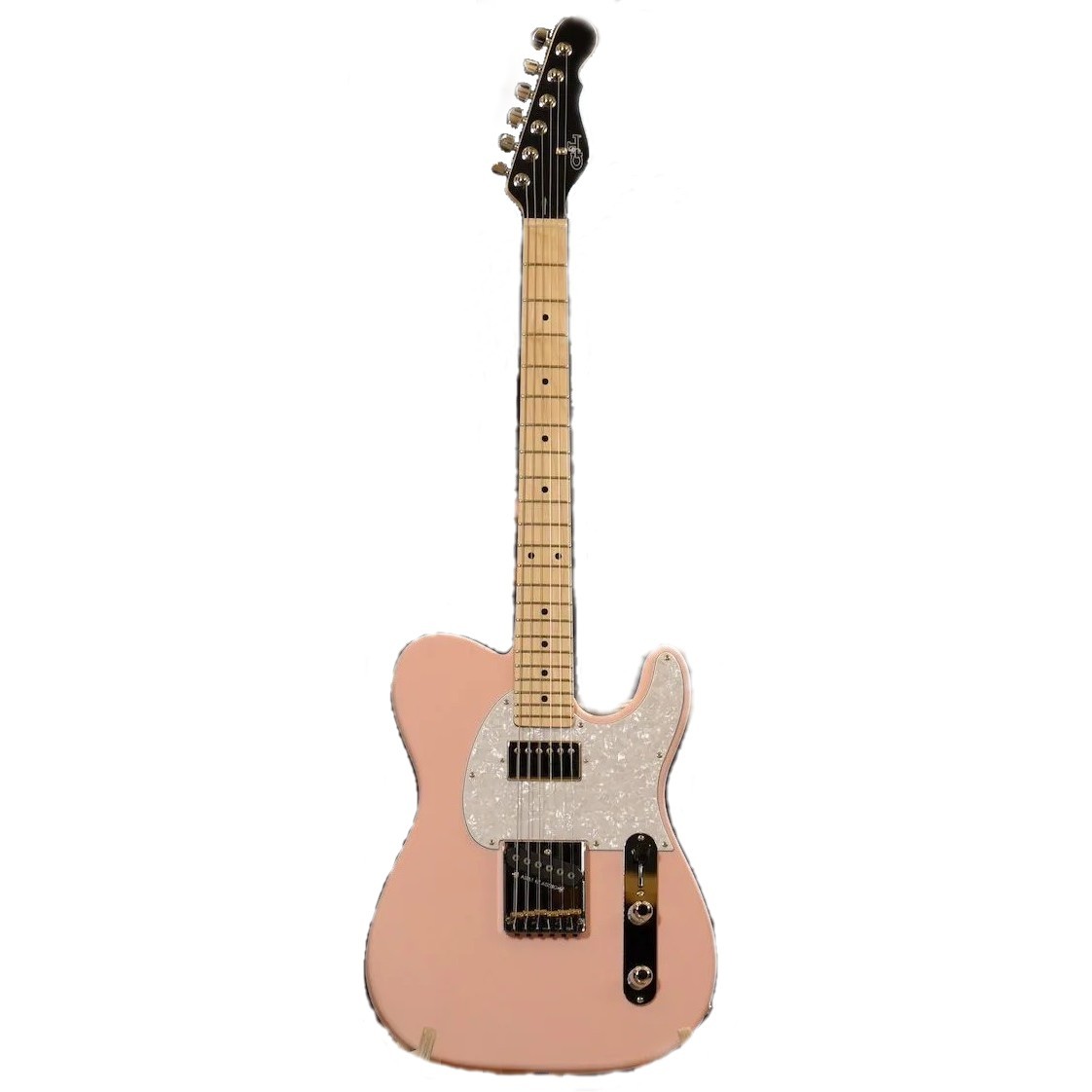 Электрогитара G&L ASAT Classic Bluesboy Shell Pink Frost MP