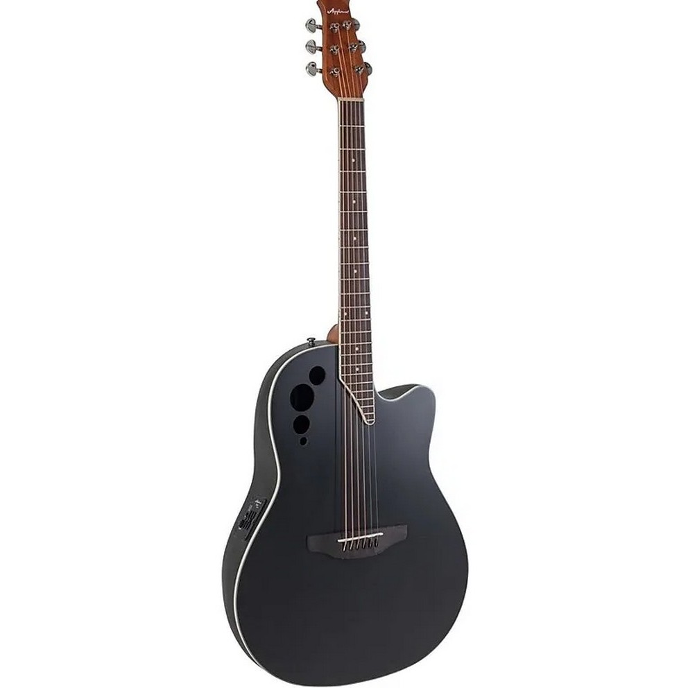 Электроакустическая гитара APPLAUSE AE44II-5S Elite Mid Cutaway Black Satin