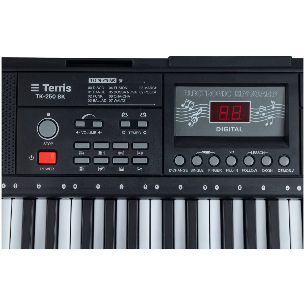 Синтезатор TERRIS TK-250 BK