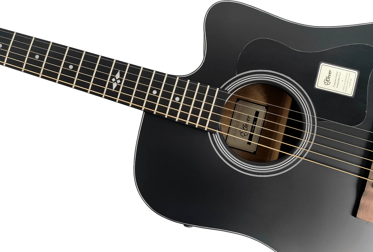 Трансакустическая гитара Klever KD-710S BK+EQ