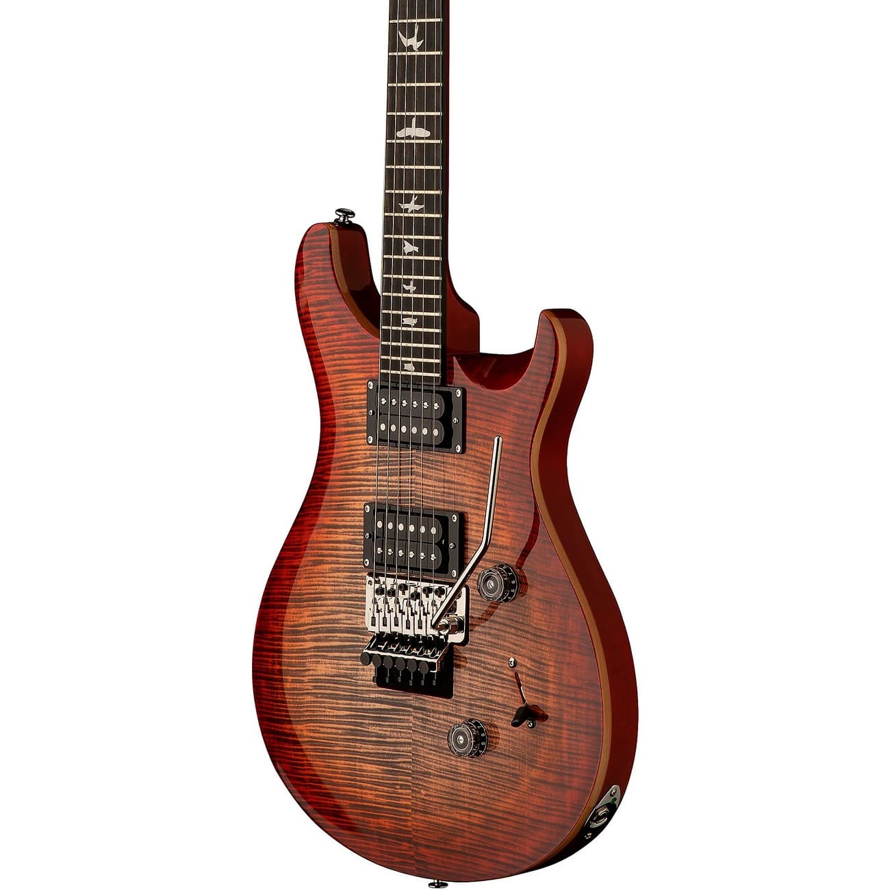 Электрогитара PRS SE Custom 24 Floyd Rose Charcoal Cherry Burst