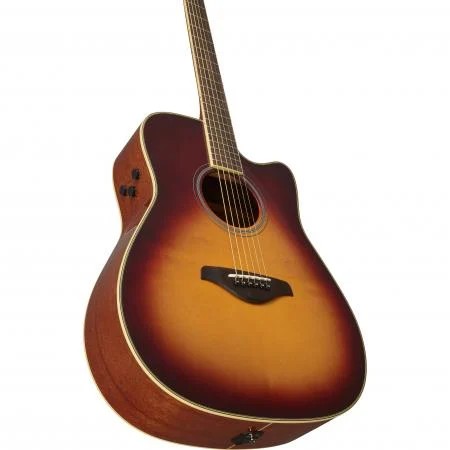 Трансакустическая гитара Yamaha FGC-TA BROWN SUNBURST