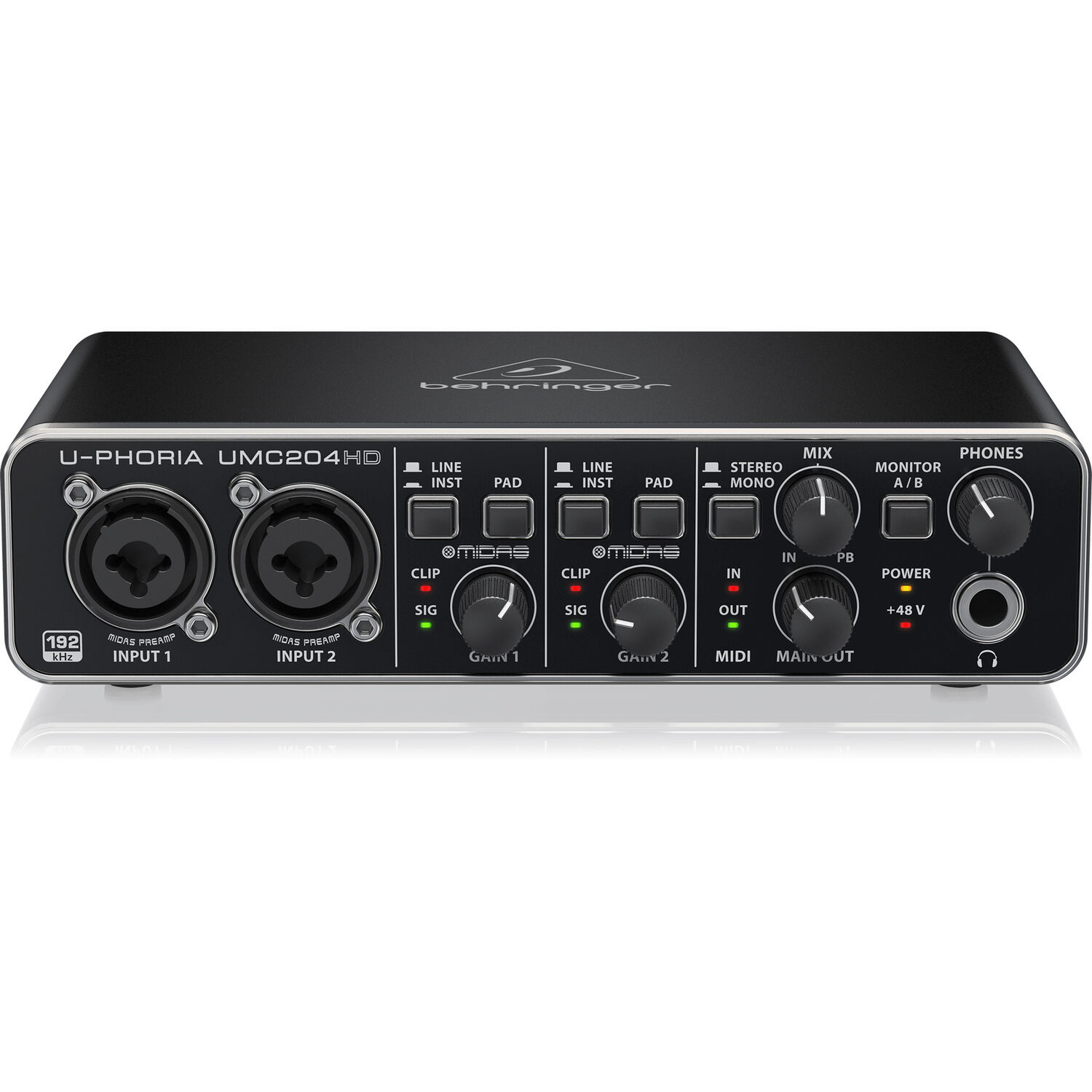Аудиоинтерфейс Behringer UMC204HD