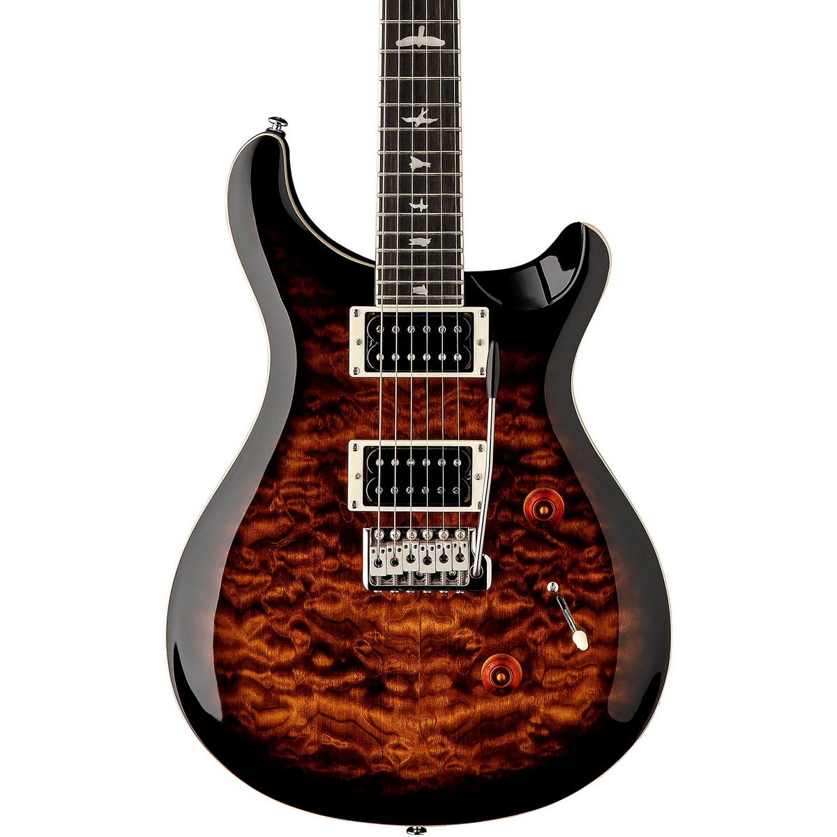 Электрогитара PRS SE Custom 24 Quilt Black Gold Burst