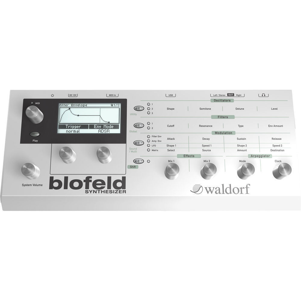 Синтезатор Waldorf Blofeld Desktop white