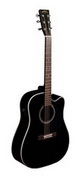 Электроакустическая гитара Sigma DMC-1STE-BK