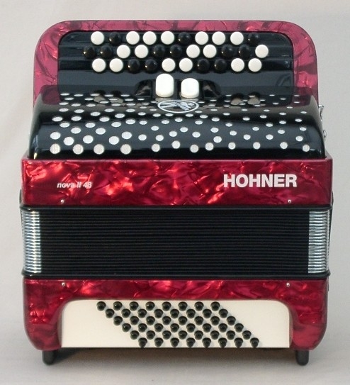 Баян Hohner Nova II 48 (красный)