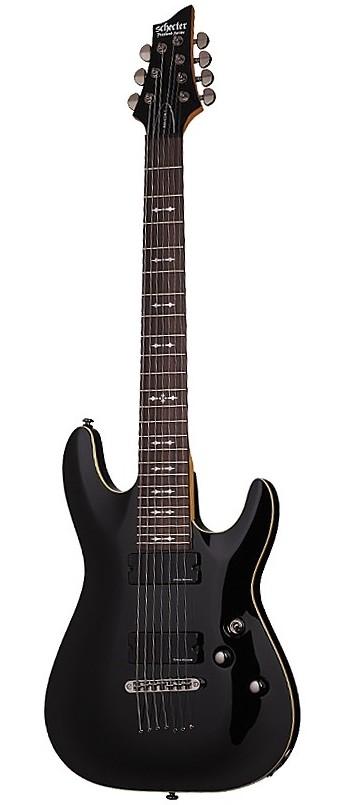 Электрогитара Schecter OMEN-7 ACTIVE BLK