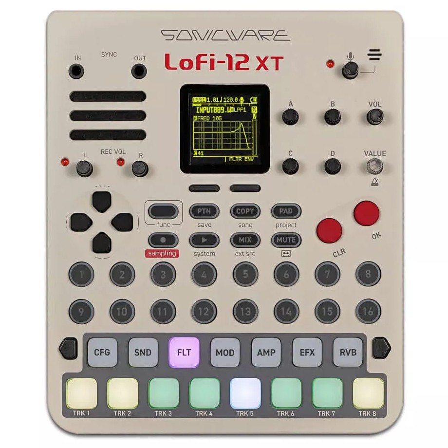 Сэмплер-грувбокс Sonicware Lofi-12 XT Limited Retro Edition