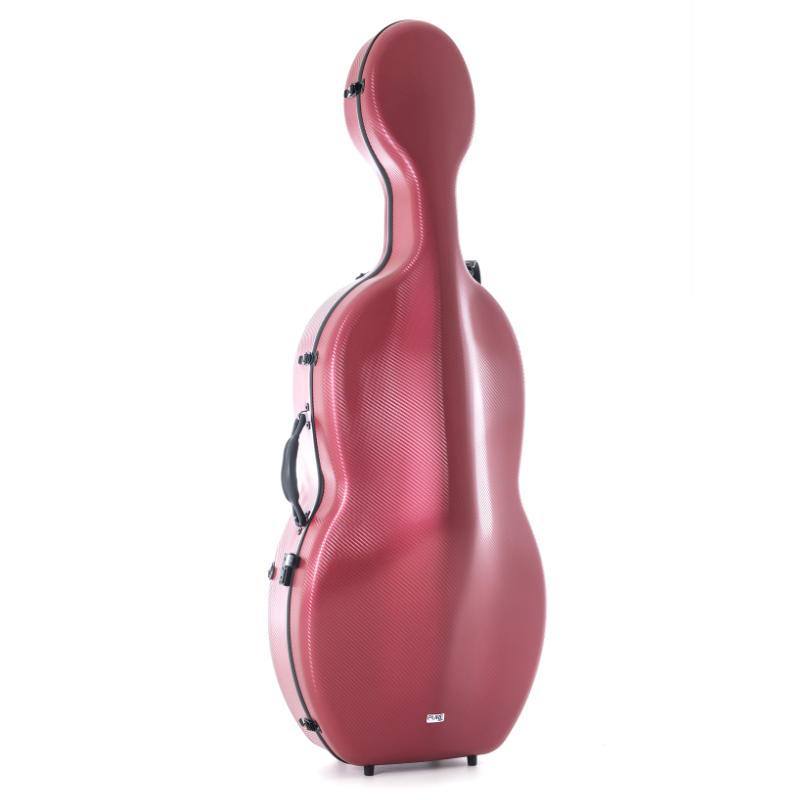 Кейс для виолончели GEWA pure CELLO CASE contour carbon fiber red