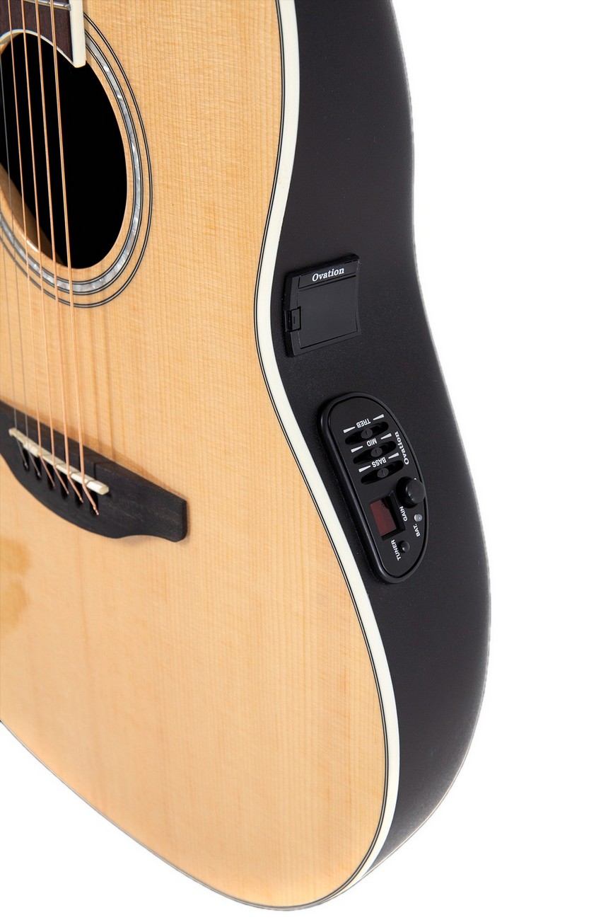 Электроакустическая леворукая гитара OVATION CS24L-4G Celebrity Standard Mid Cutaway Natural